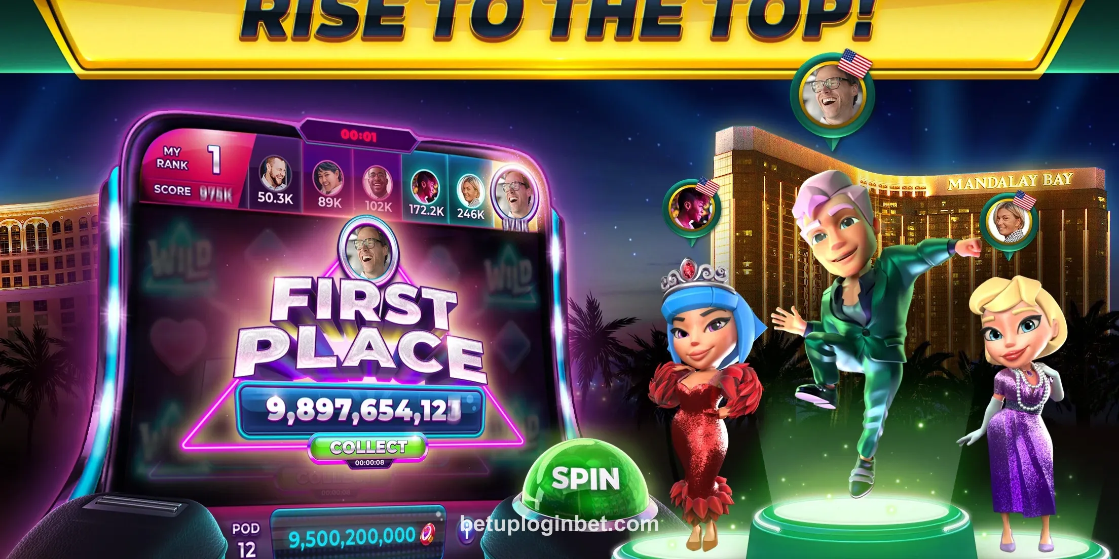 Betup App Login Page